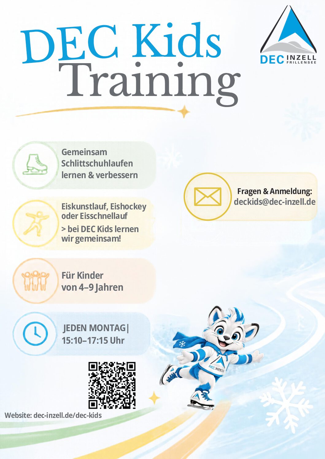 DEC Kids Training Flyer